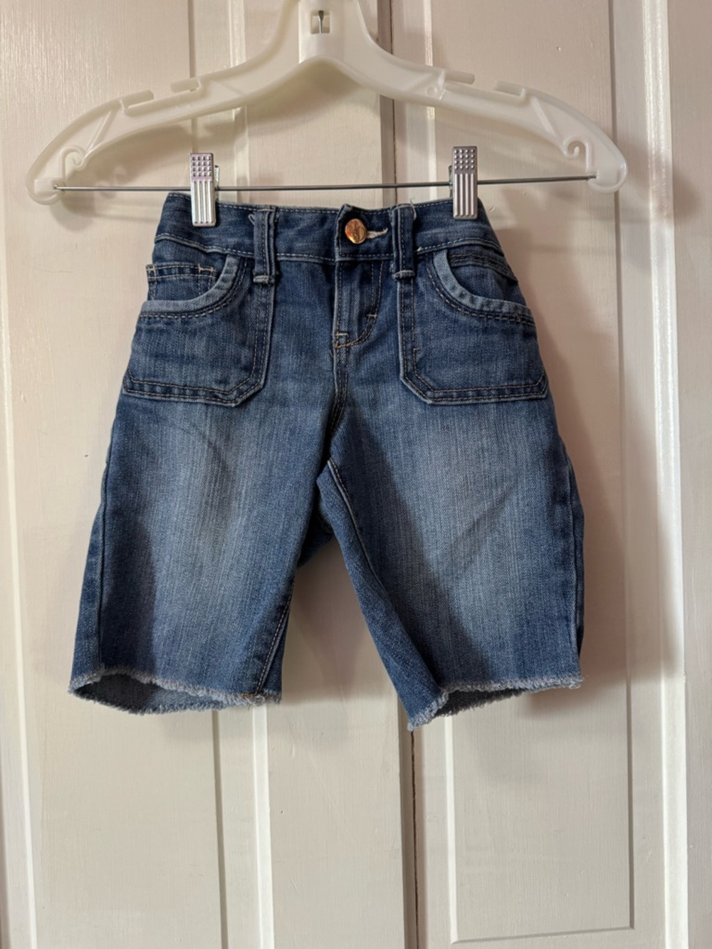 Old Navy Girls' Faded Blue Denim Shorts